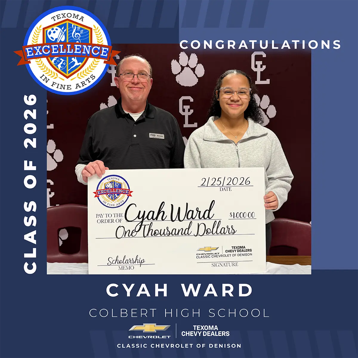 20260225 - Cyah Ward - Colbert HS - Classic Chevrolet copy